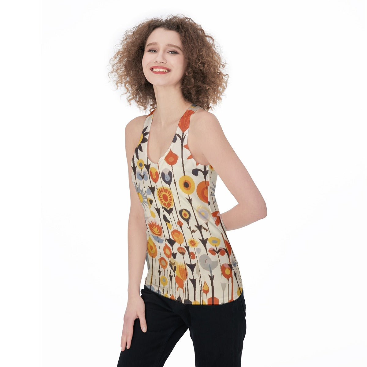 All-Over Print Women's Racerback Tank Top