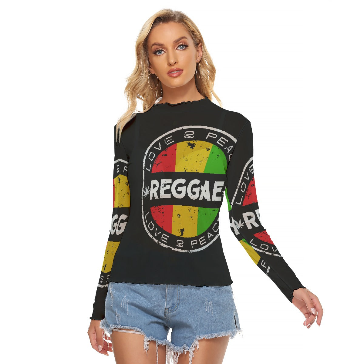 All-Over Print Women's Mesh T-shirt