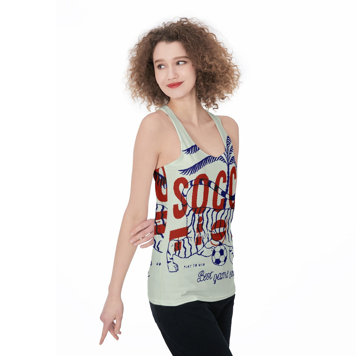 All-Over Print Women's Racerback Tank Top
