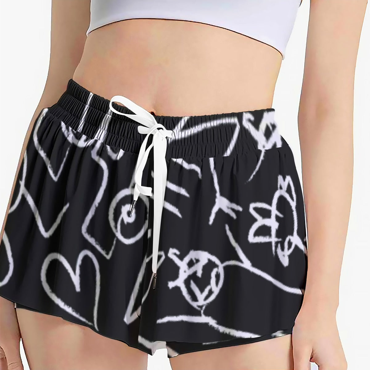 All-Over Print Women's Sport Skorts With Pocket
