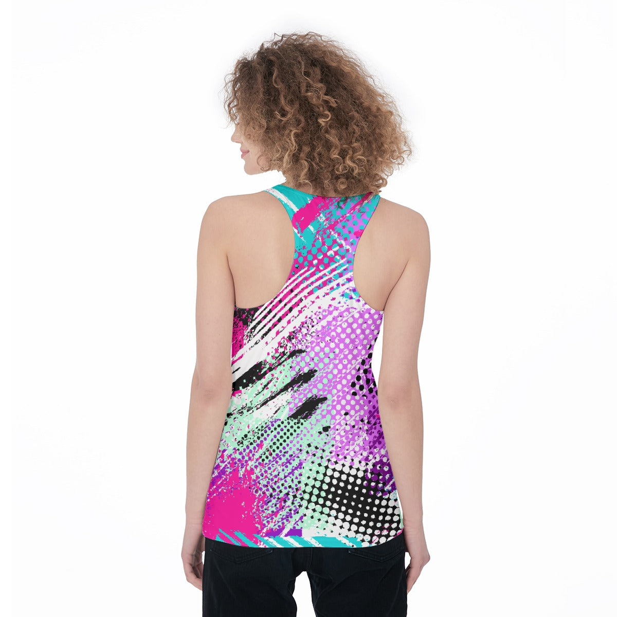 All-Over Print Women's Racerback Tank Top