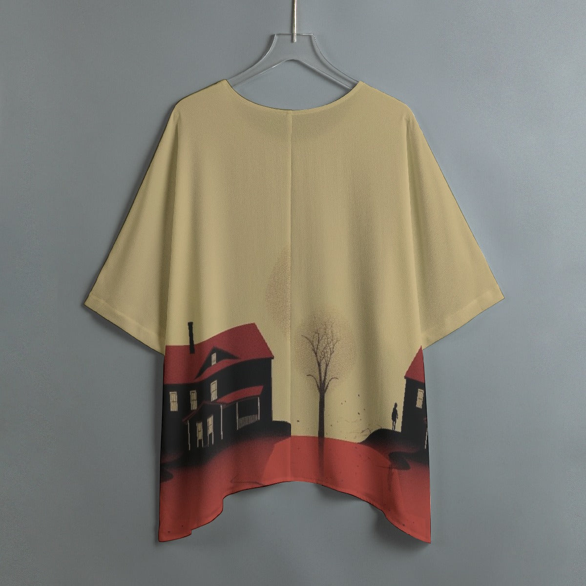 All-Over Print Women's Bat Sleeve Shirt