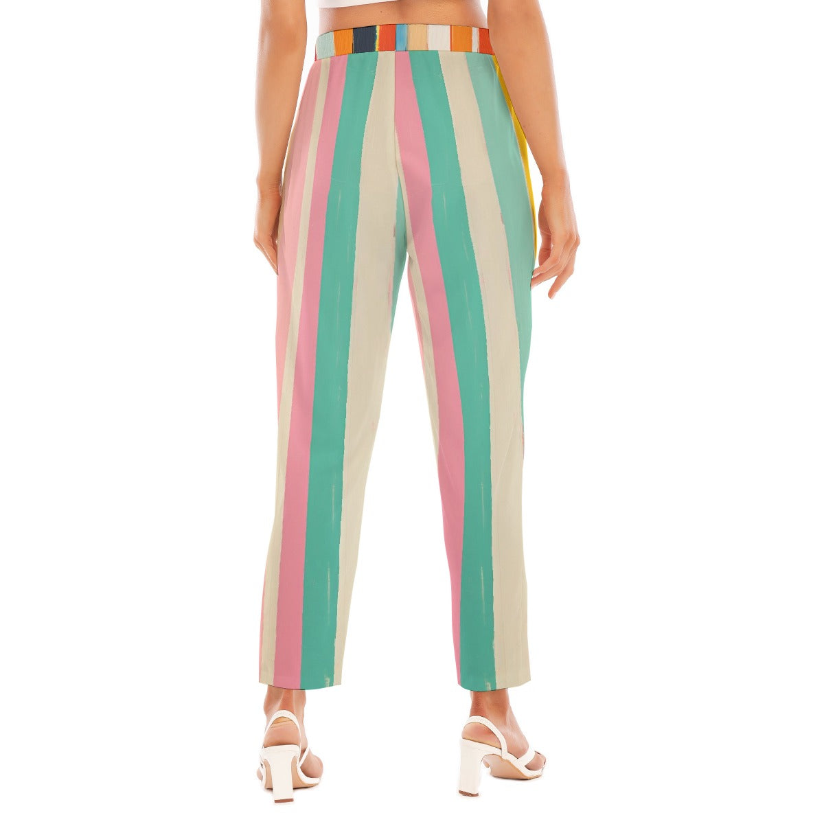 All-Over Print Women's Loose Straight-leg Pants