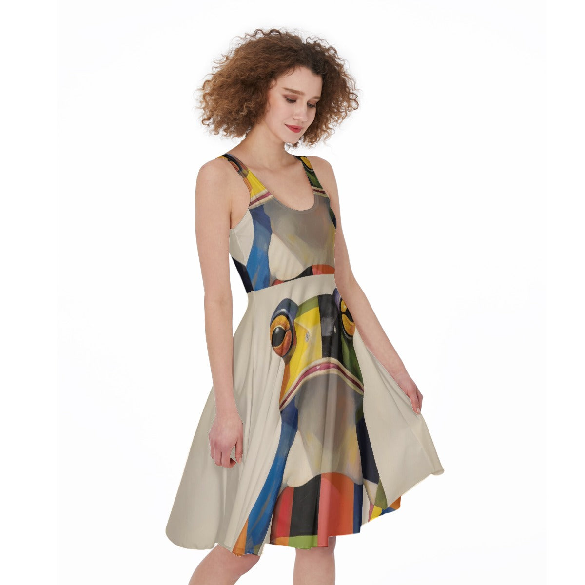 All-Over Print Women's Sleeveless Dress
