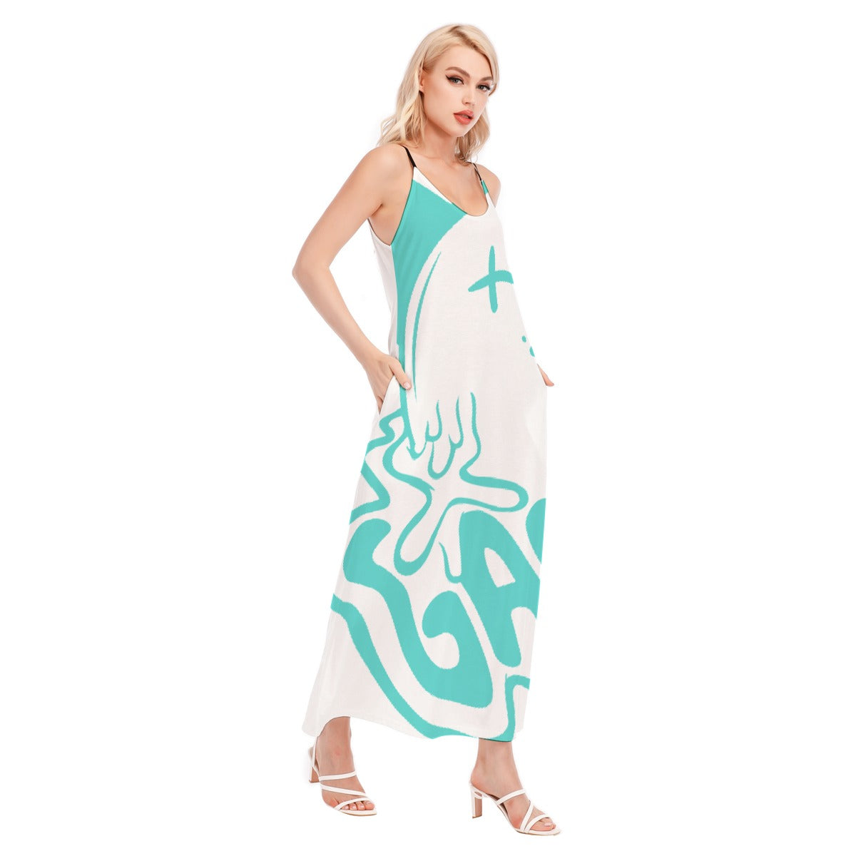 All-Over Print Women's Sling Dress