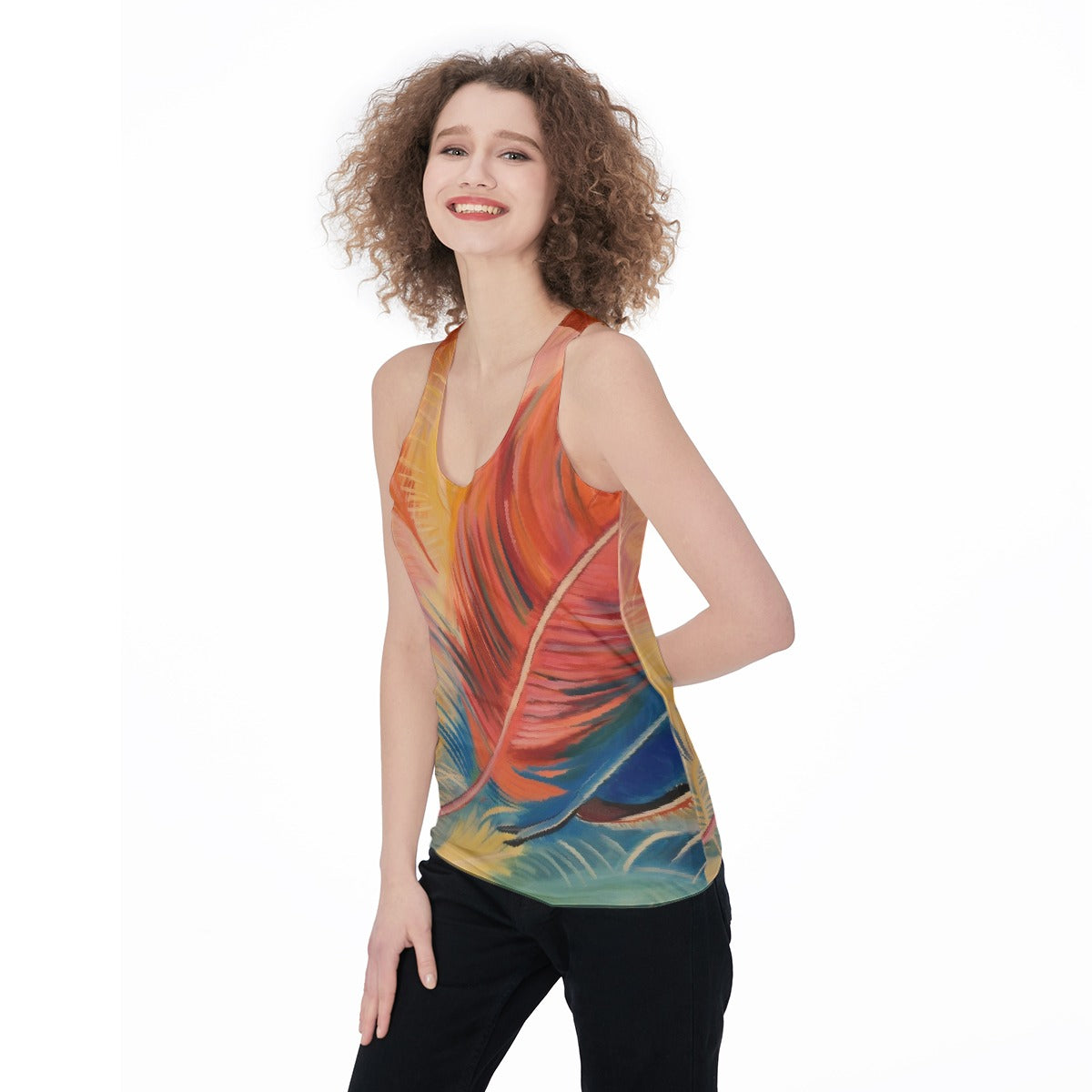 All-Over Print Women's Racerback Tank Top