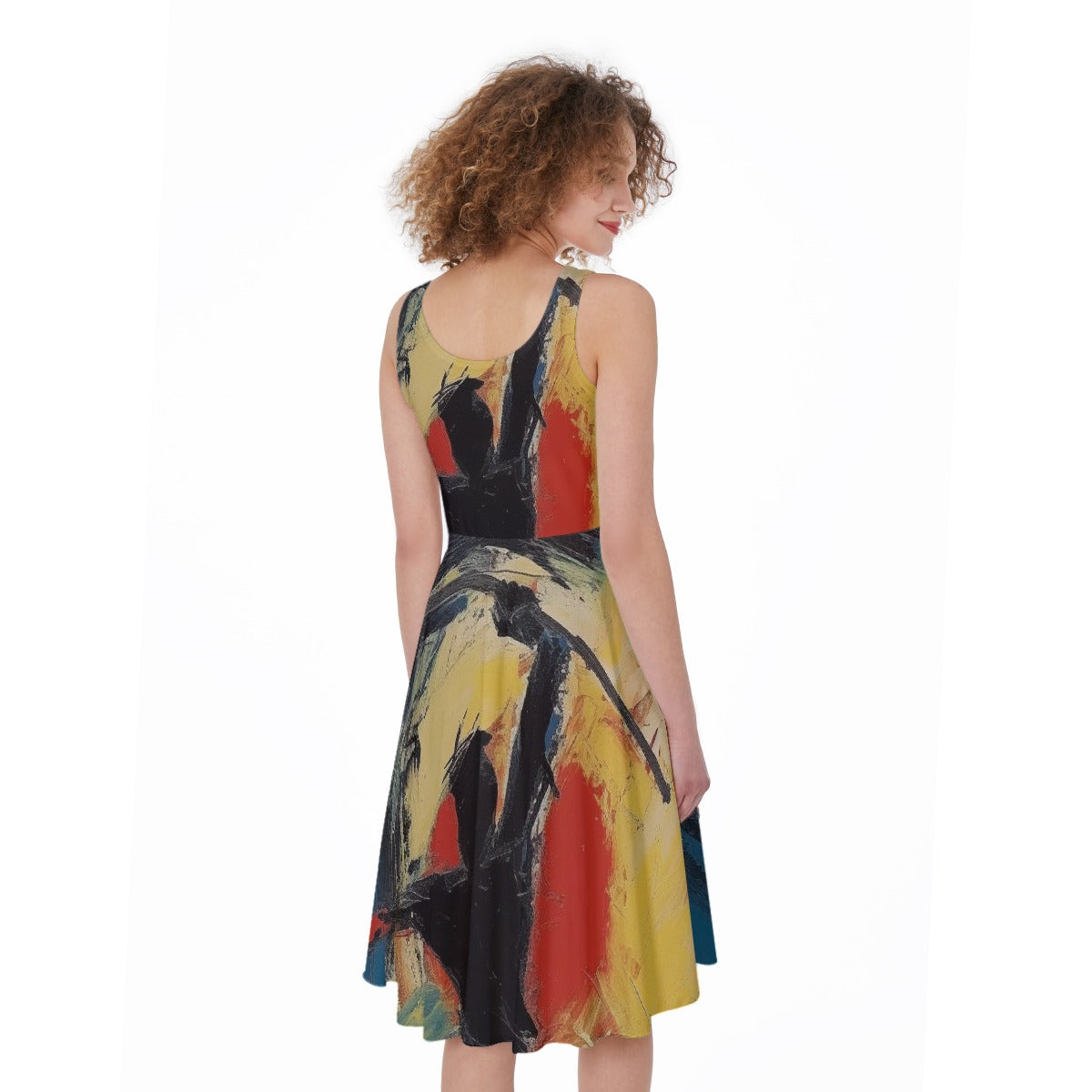 All-Over Print Women's Sleeveless Dress