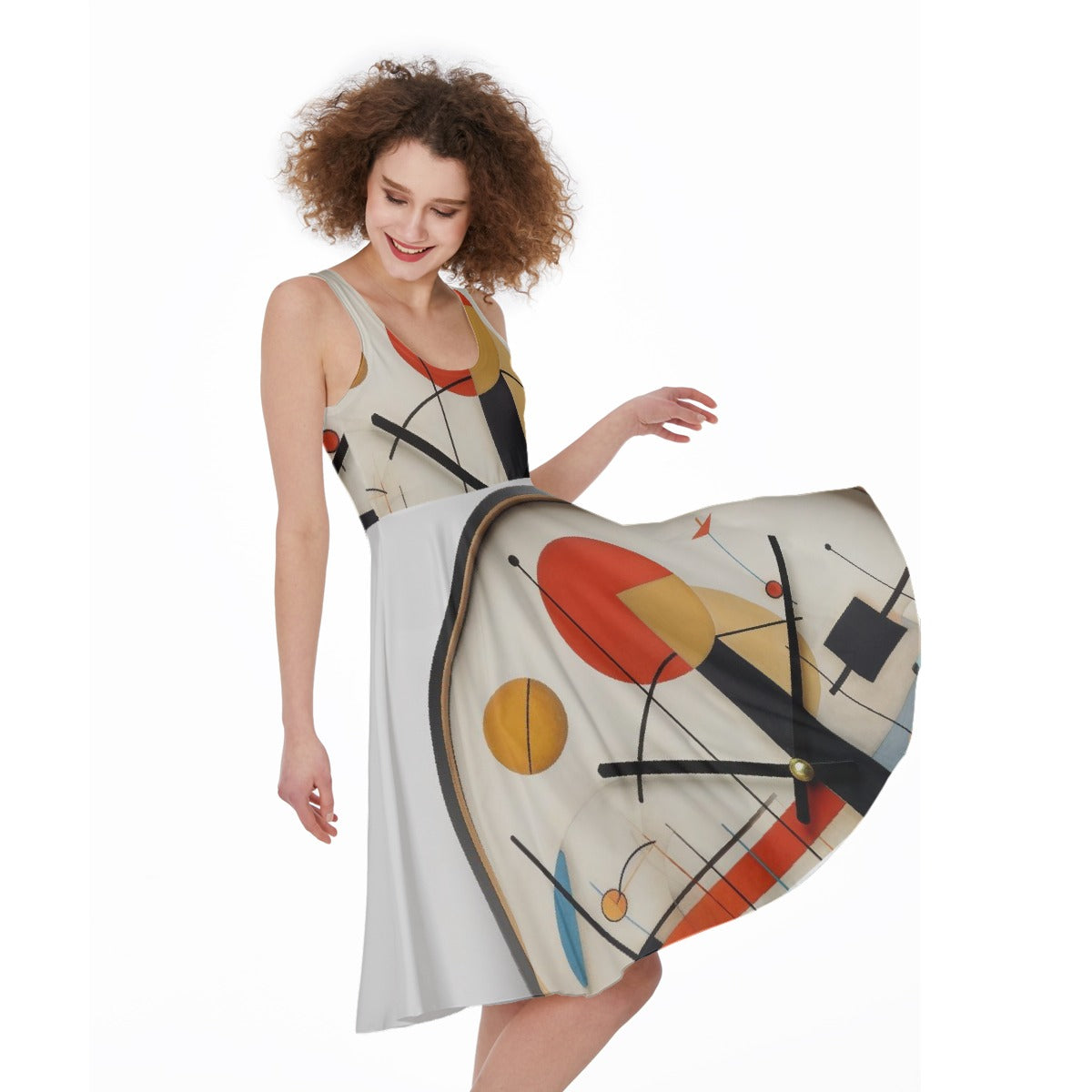 All-Over Print Women's Sleeveless Dress
