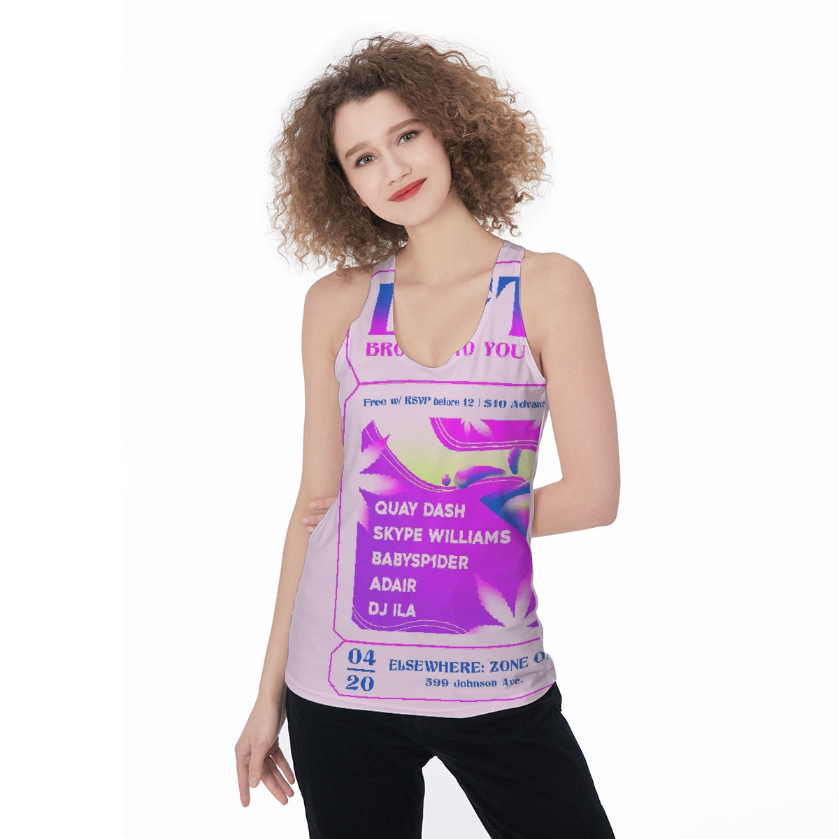 All-Over Print Women's Racerback Tank Top