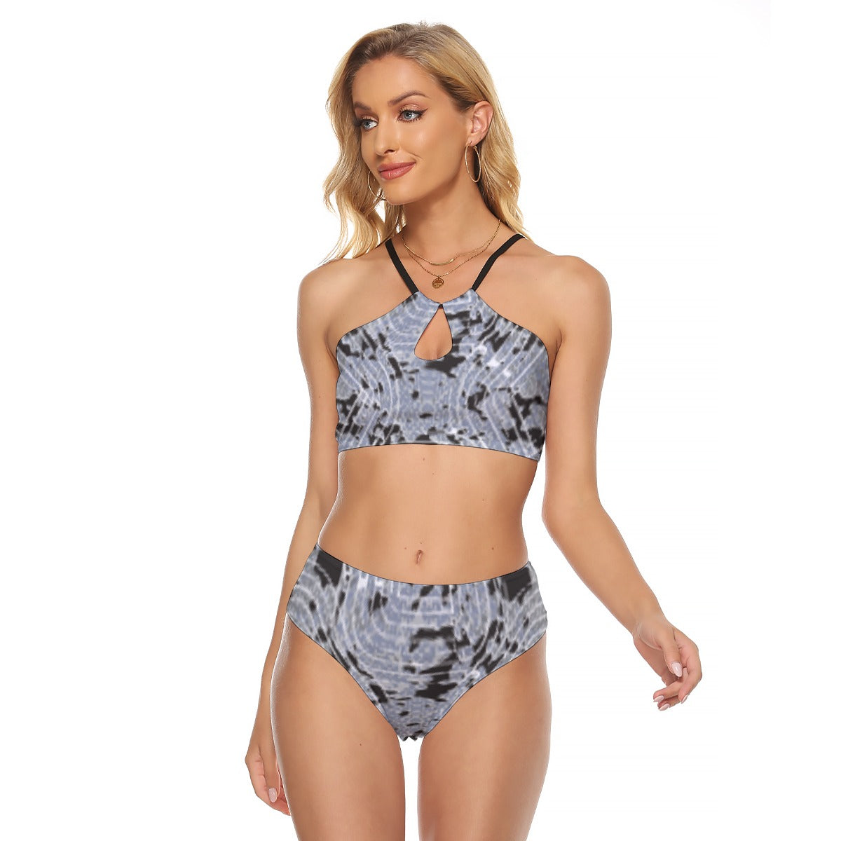 All-Over Print Women's Cami Keyhole One-piece Swimsuit