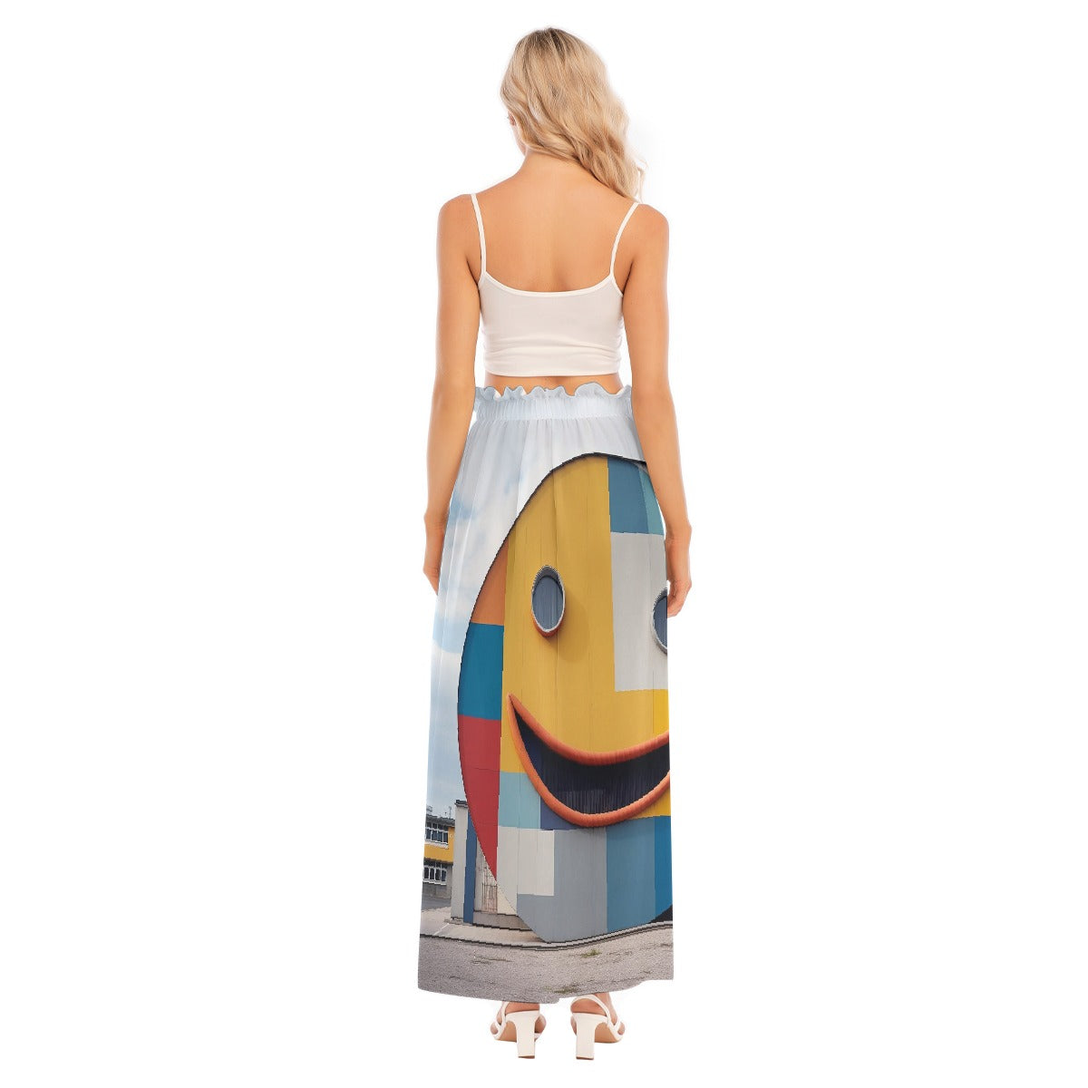 All-Over Print Women's Side Split Skirt