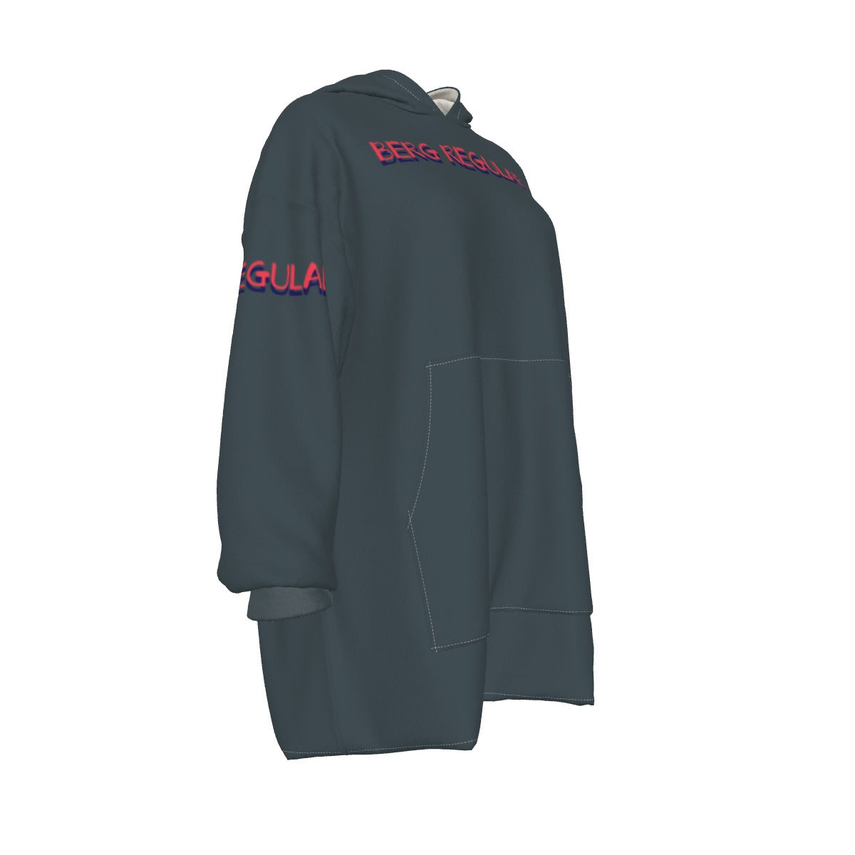All-Over Print Women's Sherpa Fleece Hoodie Blanket