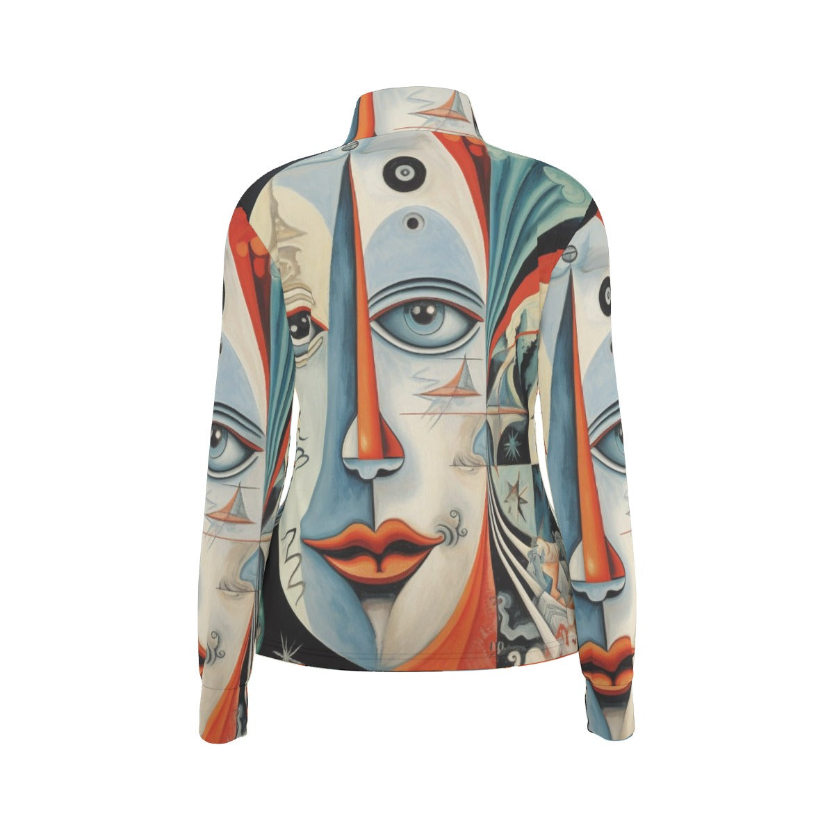 All-Over Print Women's Long Sleeve Thumbhole Jacket