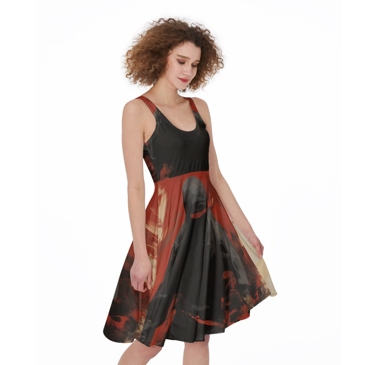 All-Over Print Women's Sleeveless Dress