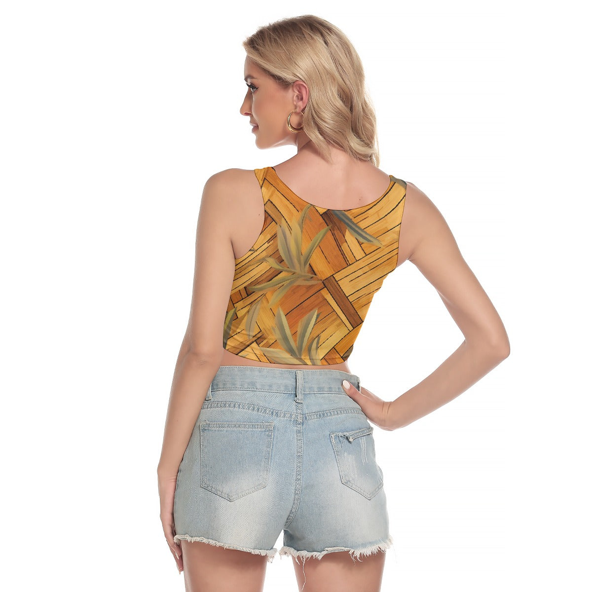 All-Over Print Women's Sport Crop Tank Top