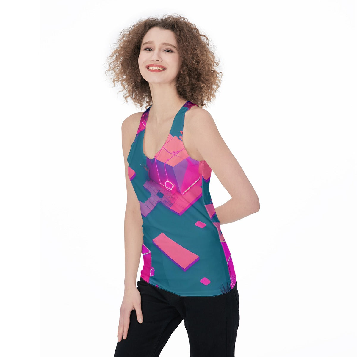 All-Over Print Women's Racerback Tank Top
