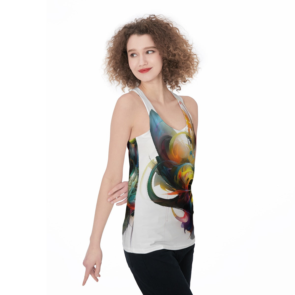 All-Over Print Women's Racerback Tank Top