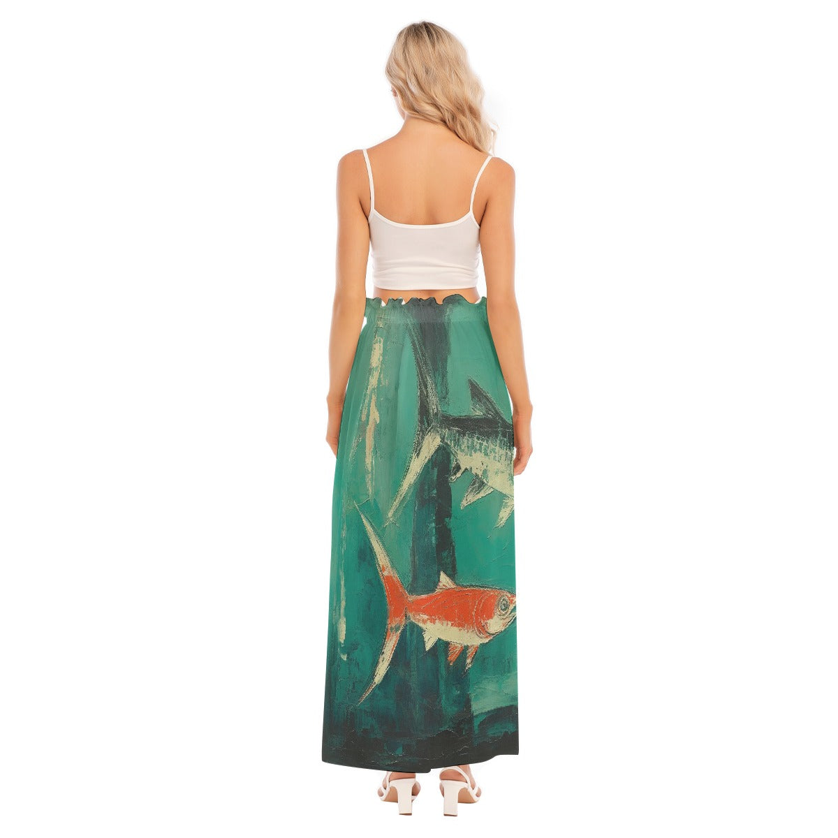 All-Over Print Women's Side Split Skirt