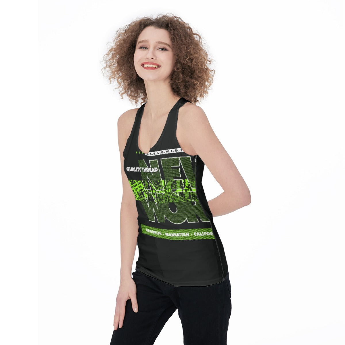 All-Over Print Women's Racerback Tank Top