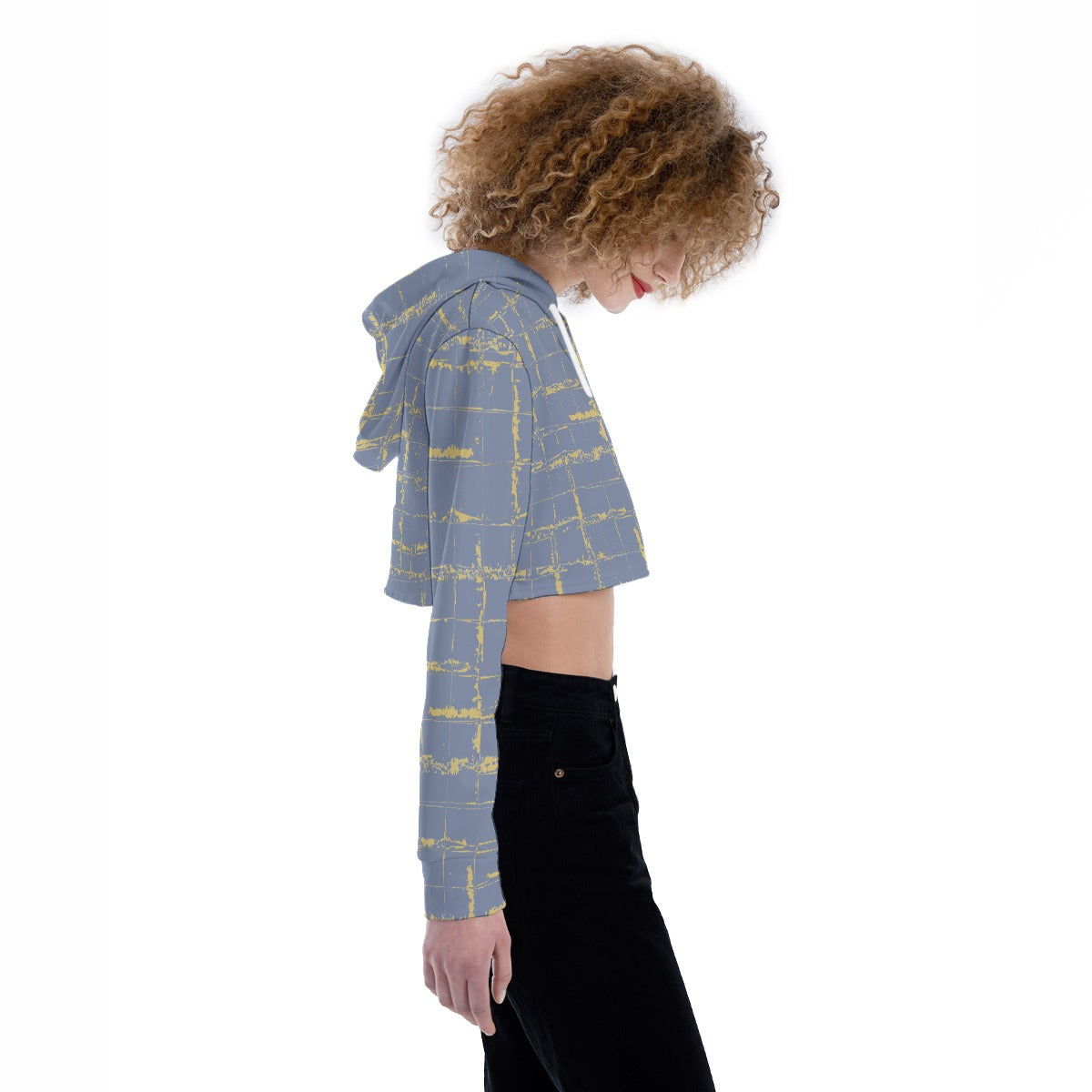 All-Over Print Women's Crop Top Hoodie