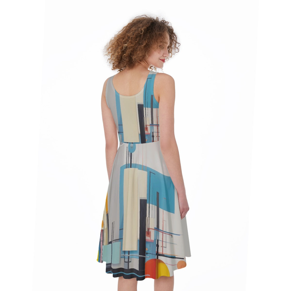 All-Over Print Women's Sleeveless Dress