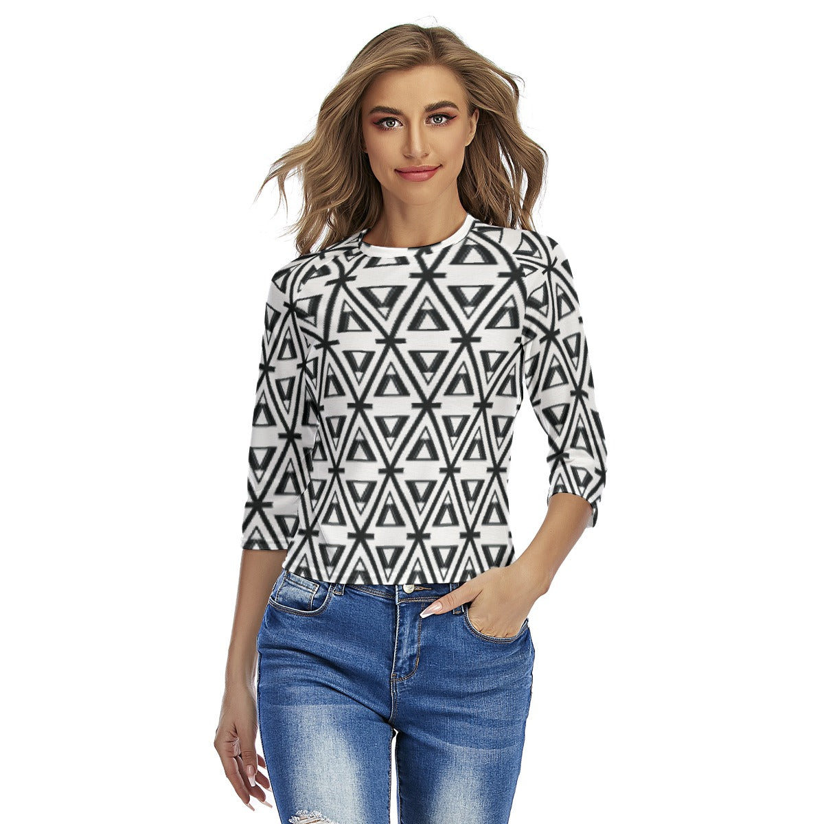 All-Over Print Women's Raglan Sleeves T-shirts