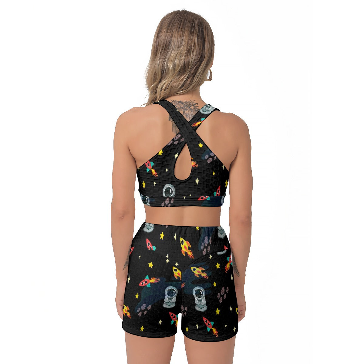 All-Over Print Women's Sports Bra Suit