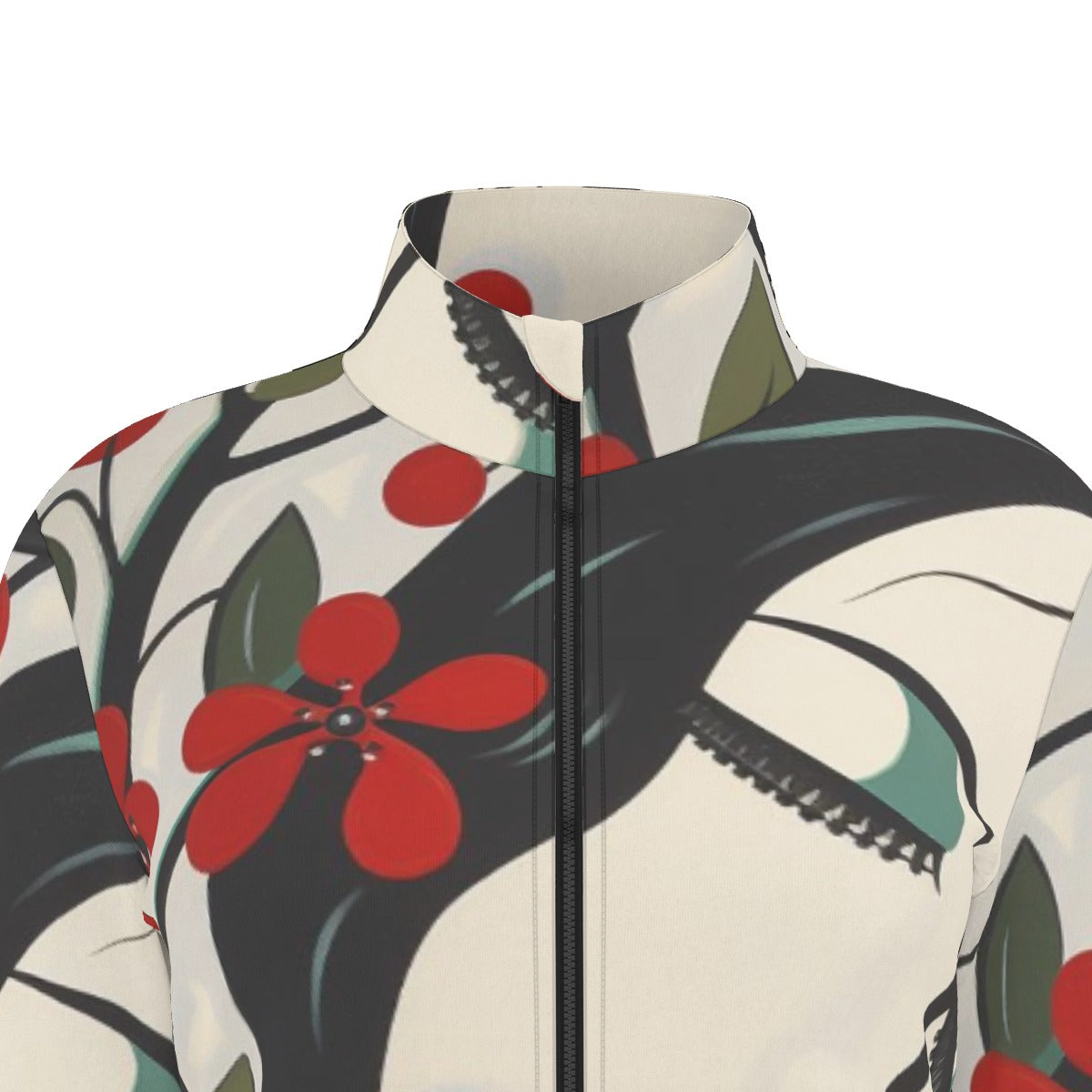 All-Over Print Women's Long Sleeve Thumbhole Jacket