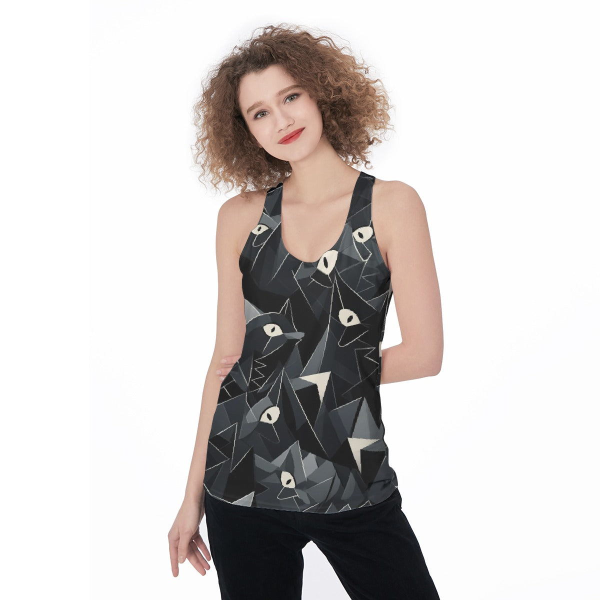 All-Over Print Women's Racerback Tank Top
