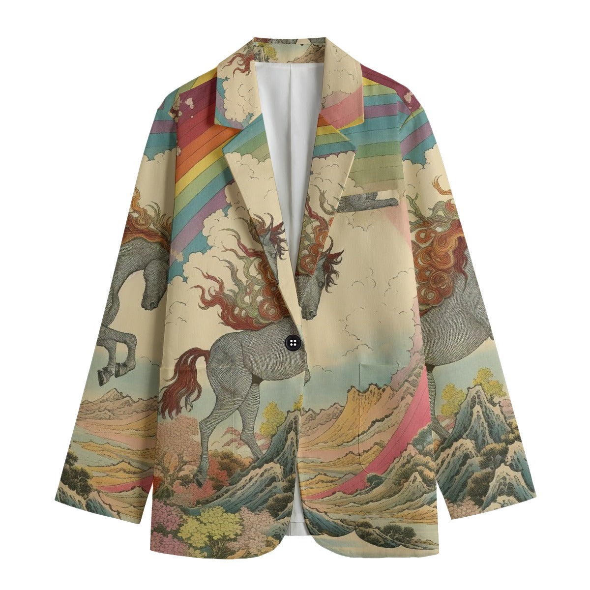 All-Over Print Women's Leisure Blazer