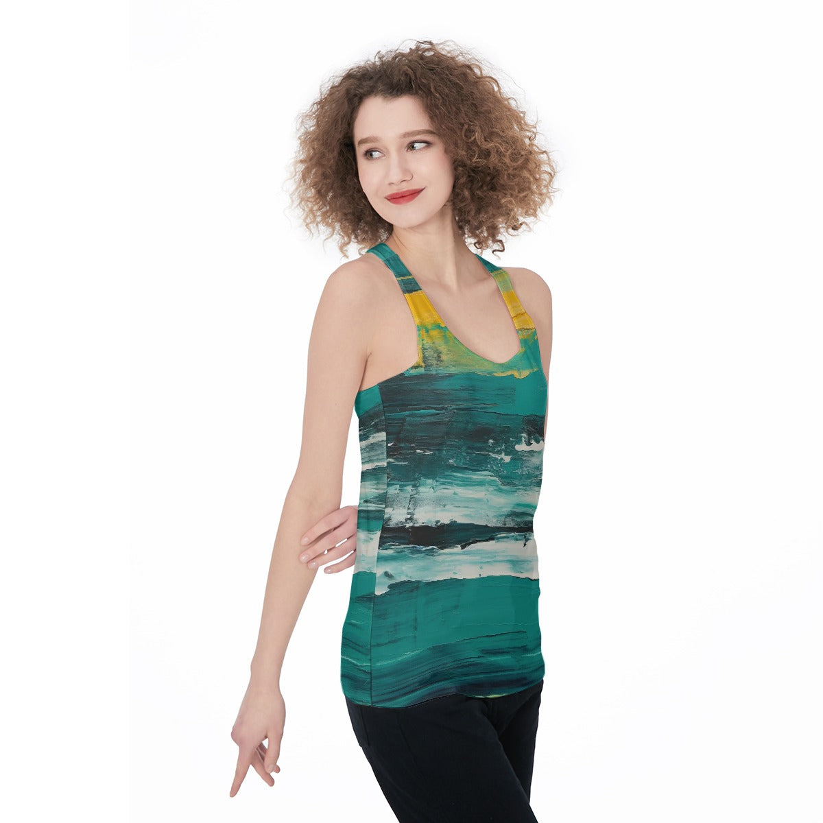 All-Over Print Women's Racerback Tank Top