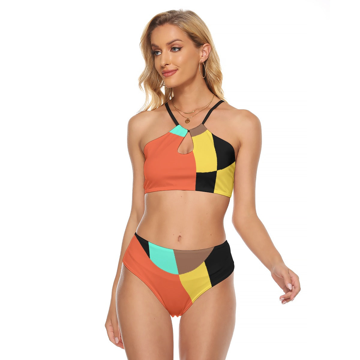 All-Over Print Women's Cami Keyhole One-piece Swimsuit