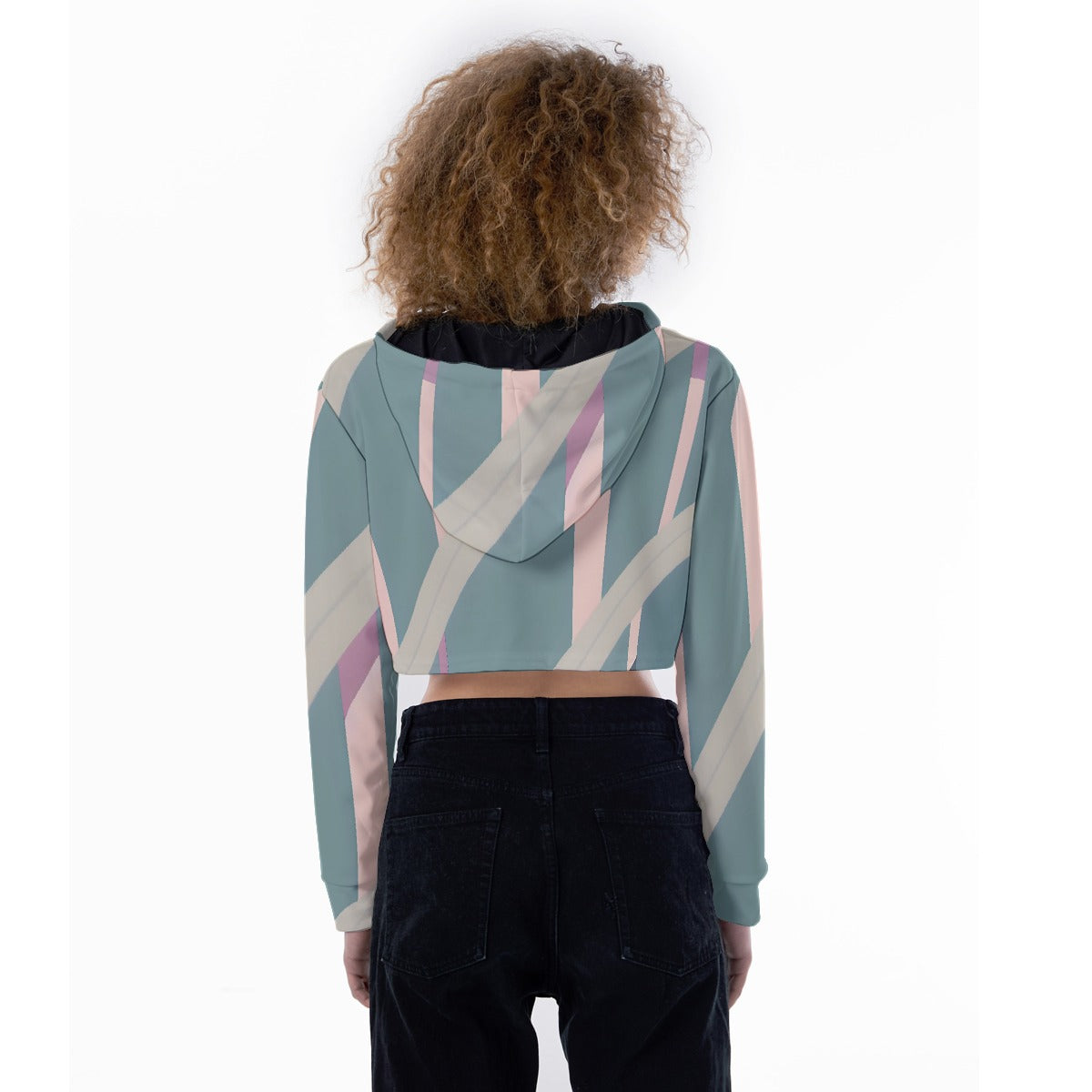 All-Over Print Women's Crop Top Hoodie