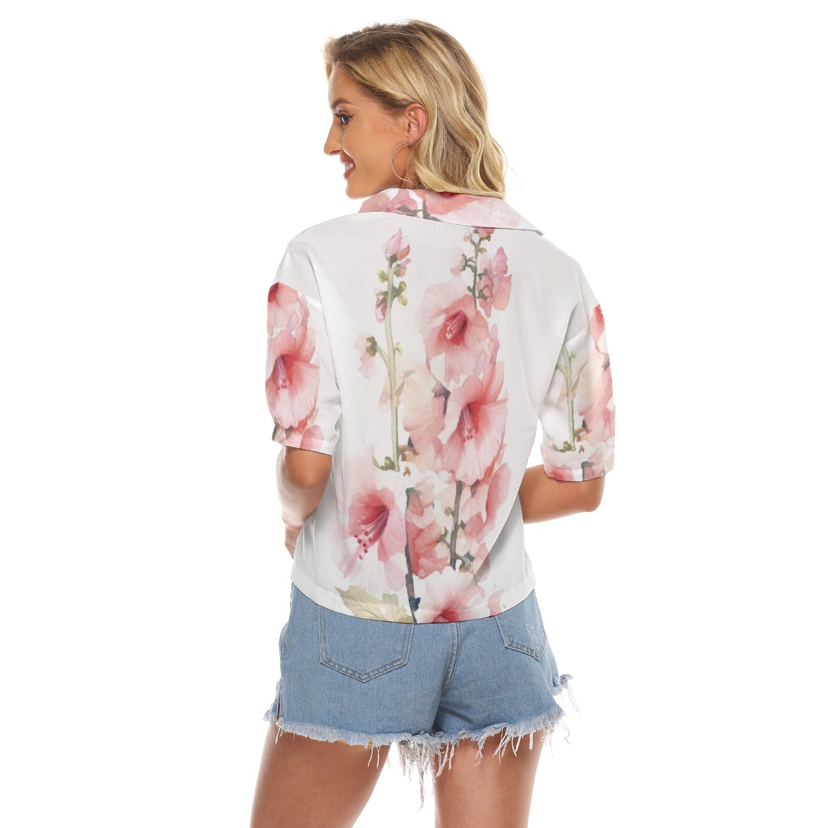 All-Over Print Women's V-neck Shirts