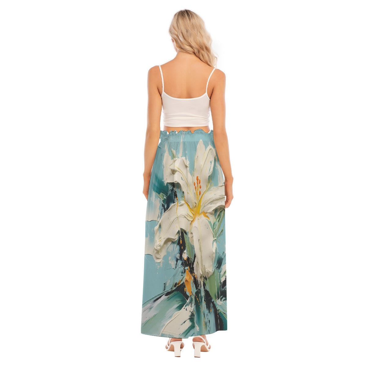 All-Over Print Women's Side Split Skirt