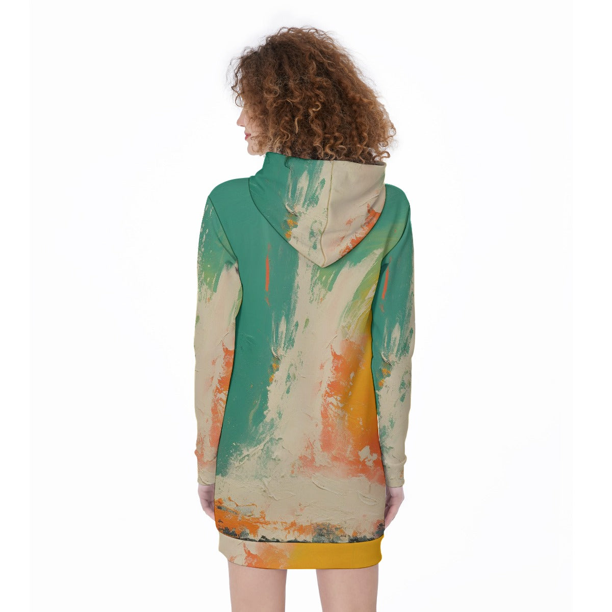 All-Over Print Women's Long Hoodie