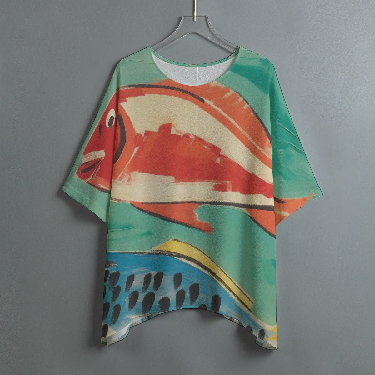 All-Over Print Women's Bat Sleeve Shirt