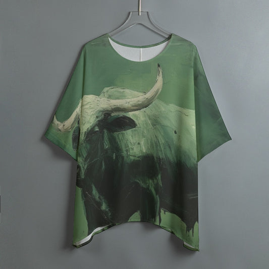 All-Over Print Women's Bat Sleeve Shirt