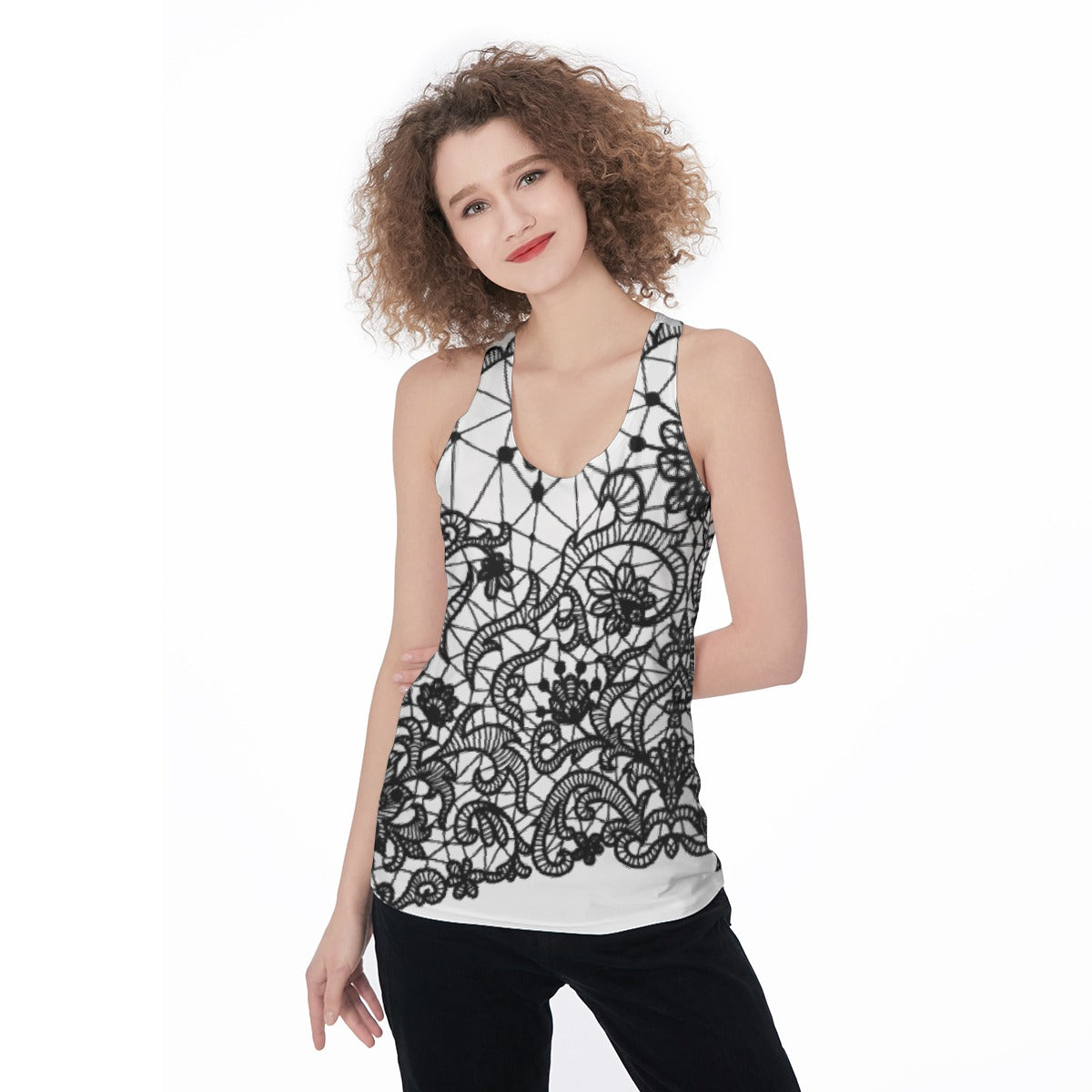 All-Over Print Women's Racerback Tank Top