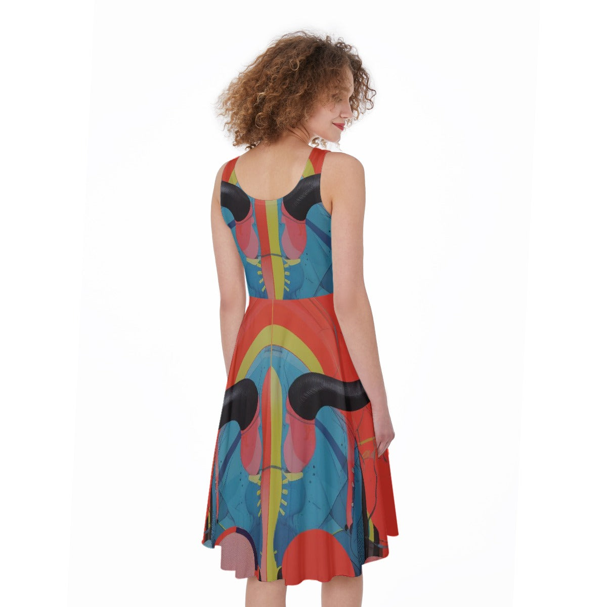 All-Over Print Women's Sleeveless Dress