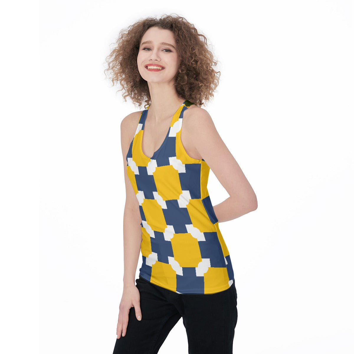 All-Over Print Women's Racerback Tank Top