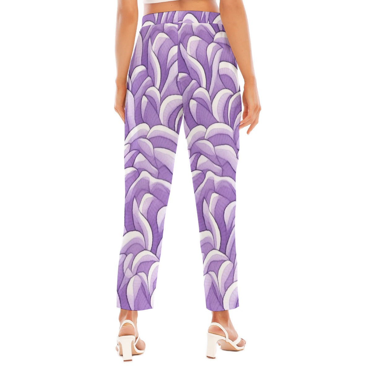 All-Over Print Women's Loose Straight-leg Pants