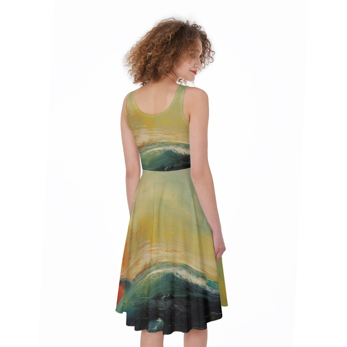 All-Over Print Women's Sleeveless Dress