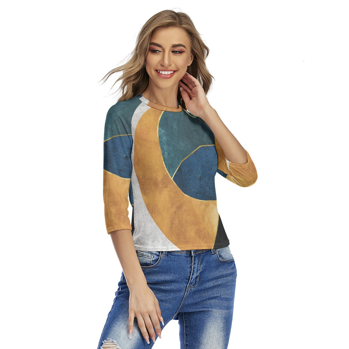 All-Over Print Women's Raglan Sleeves T-shirts