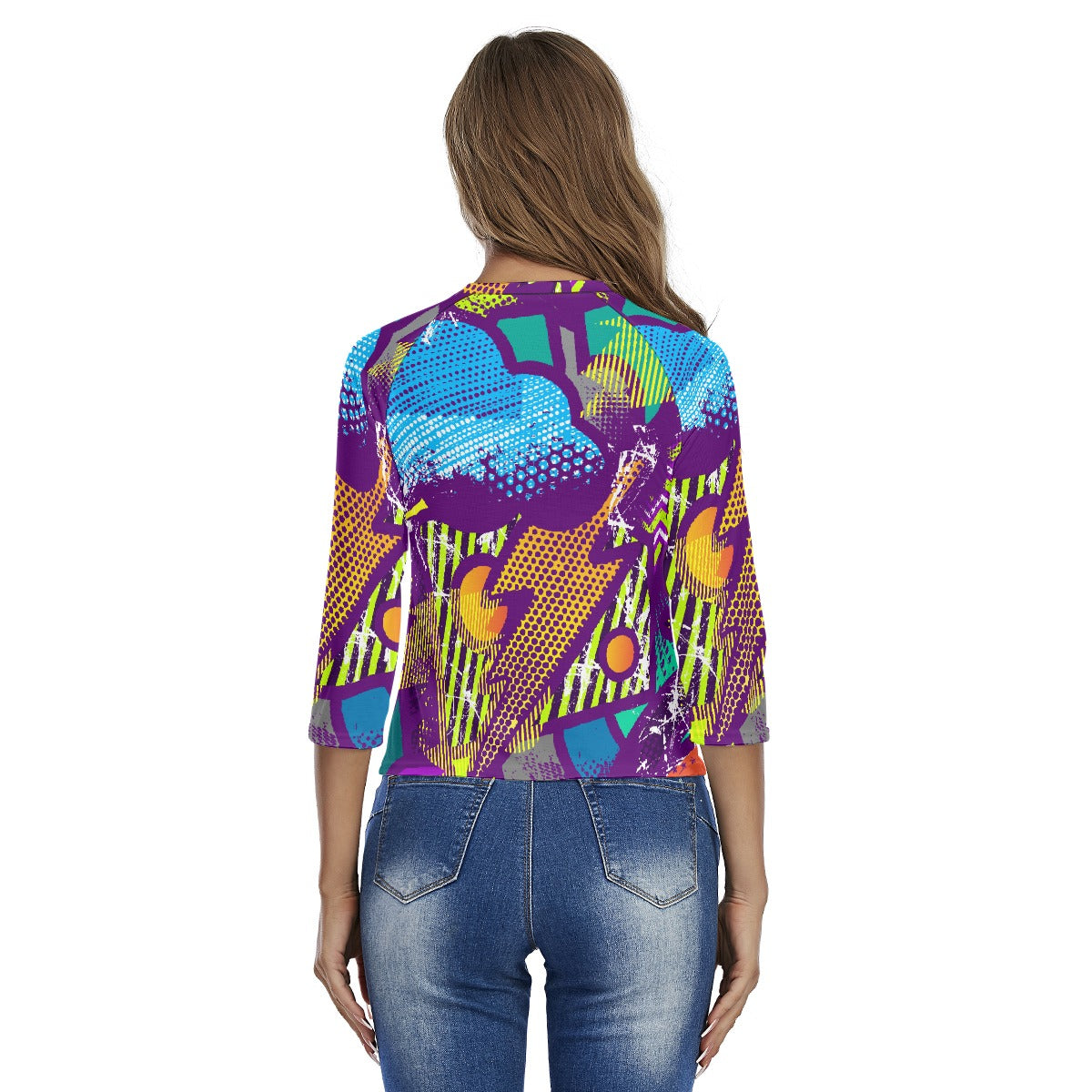 All-Over Print Women's Raglan Sleeves T-shirts