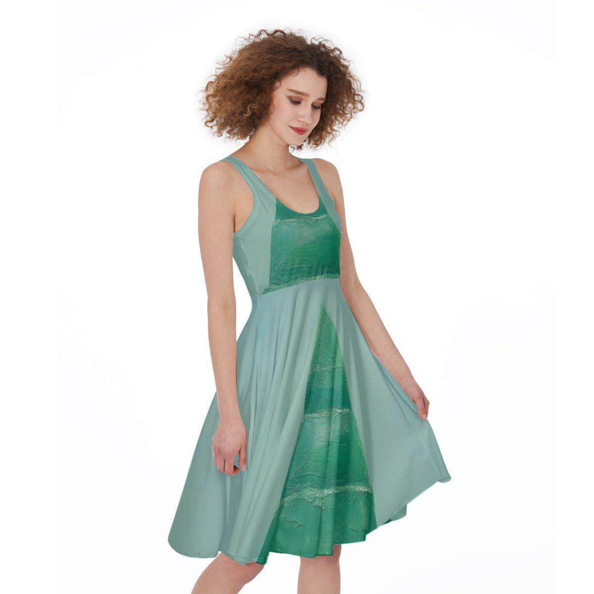 All-Over Print Women's Sleeveless Dress