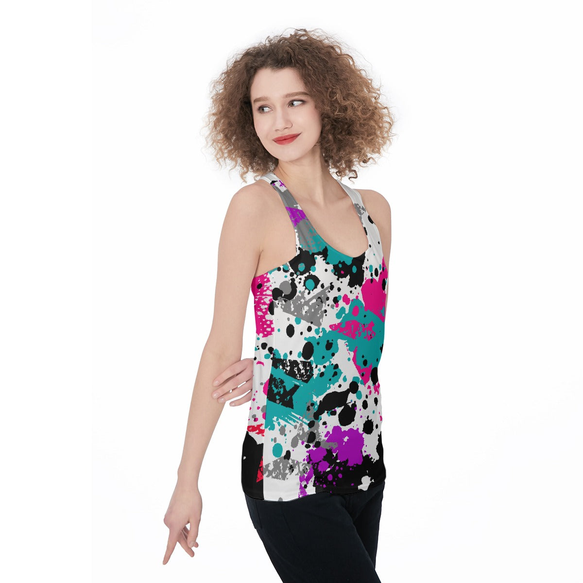 All-Over Print Women's Racerback Tank Top