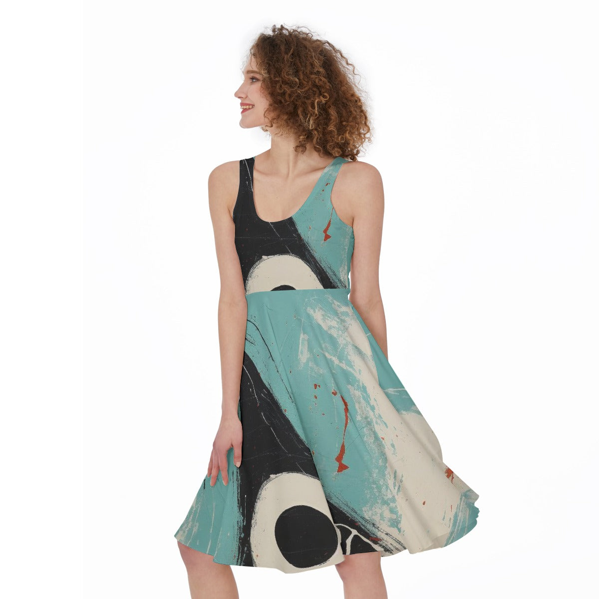 All-Over Print Women's Sleeveless Dress