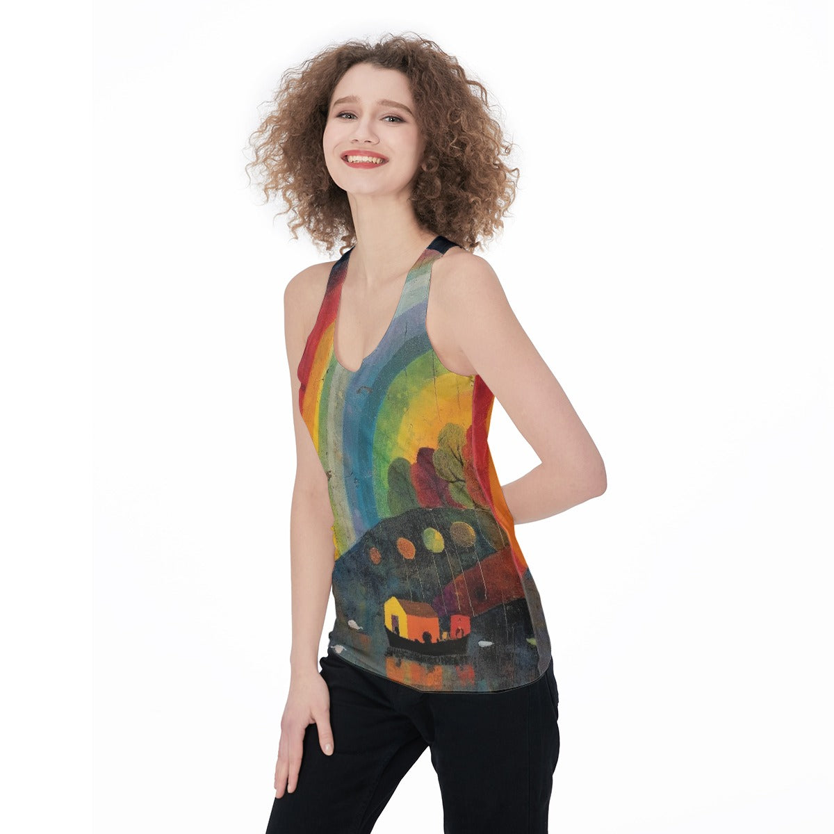 All-Over Print Women's Racerback Tank Top