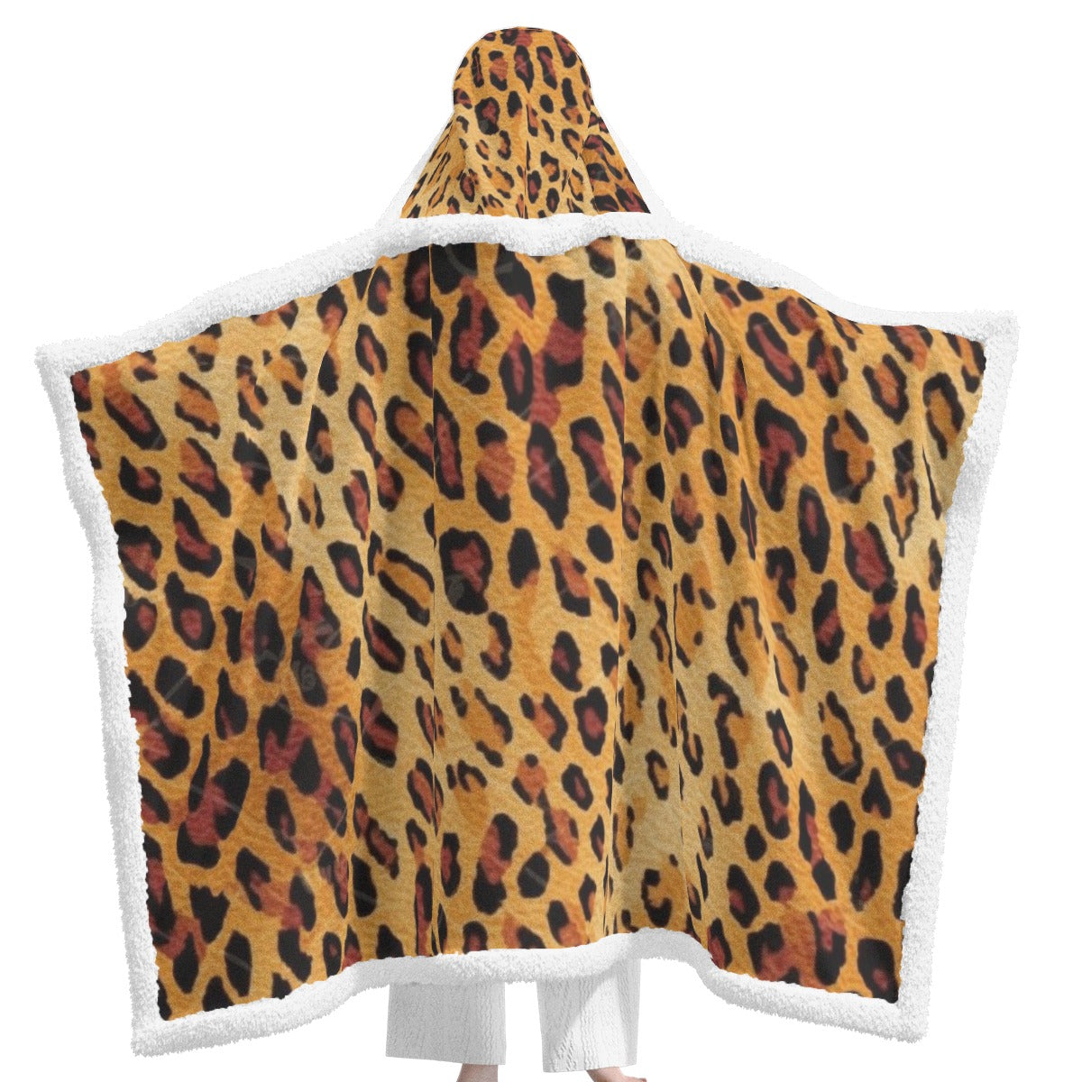 All-Over Print Unisex Wearable Hooded Blanket